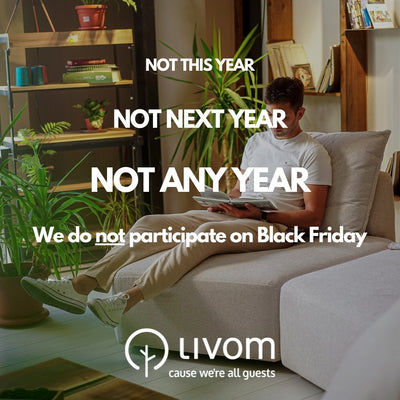 Pas de Black Friday chez Livom en 2022 non plus