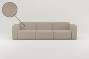 Revêtement en tissu - Canapé modulaire Harvey 4 places