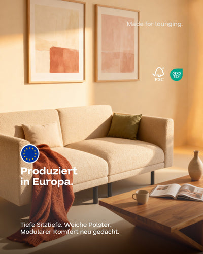 Canapé modulaire Aera 2 places