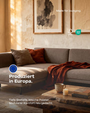 Canapé modulaire Aera 2.5 places avec pouf