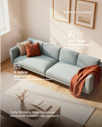 Canapé modulaire Aera 3 places