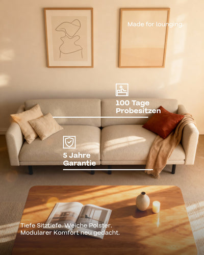 Canapé modulaire Aera 2.5 places