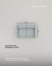 Canapé modulaire Aera 2 places