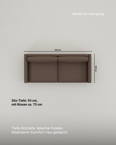 Canapé modulaire Aera 2.5 places