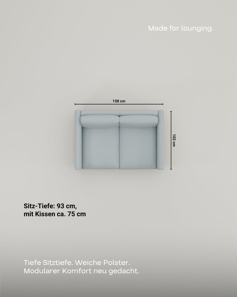 Canapé modulaire Aera 2 places