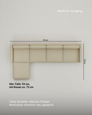 Canapé modulaire Aera 5 places