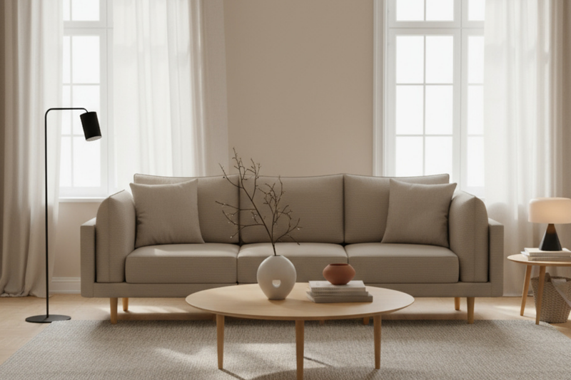 Canapé modulaire Donna 3 places avec fonction lit