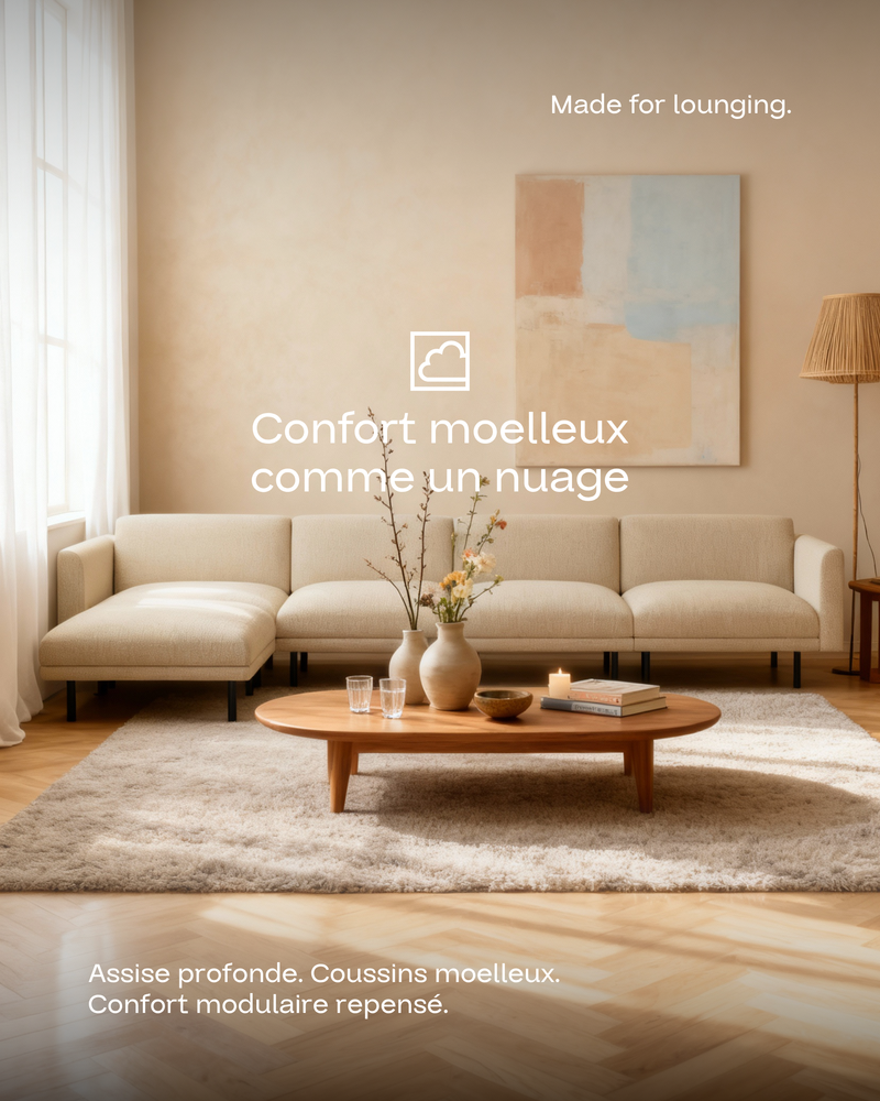 Canapé modulaire Aera 5 places