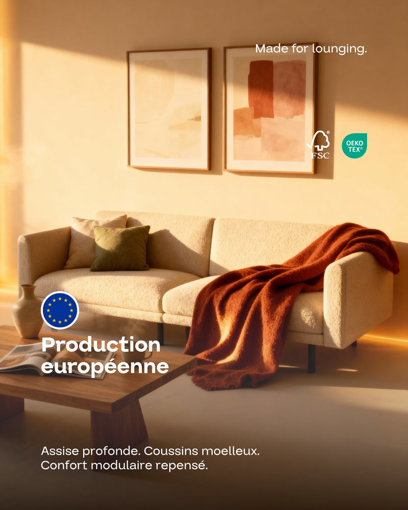 Canapé modulaire Aera 2.5 places