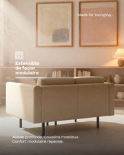 Canapé modulaire Aera 2 places