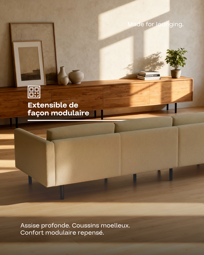 Canapé modulaire Aera 5 places