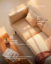 Canapé modulaire Aera 2 places