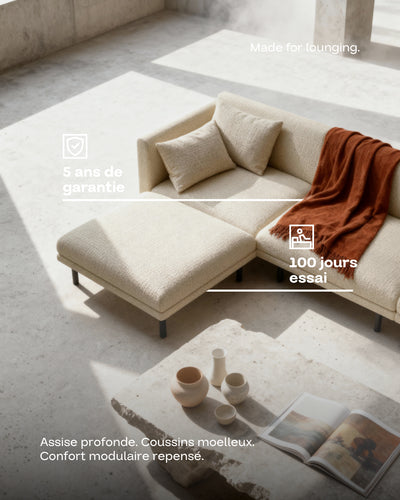 Canapé modulaire Aera d'angle