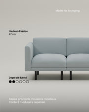 Canapé modulaire Aera 2 places