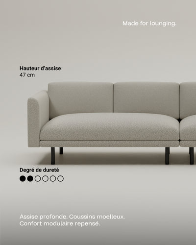 Canapé modulaire Aera 3 places