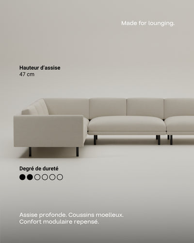 Canapé modulaire Aera d'angle XL