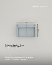 Canapé modulaire Aera 2 places
