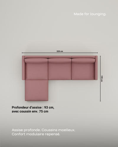 Canapé modulaire Aera d'angle