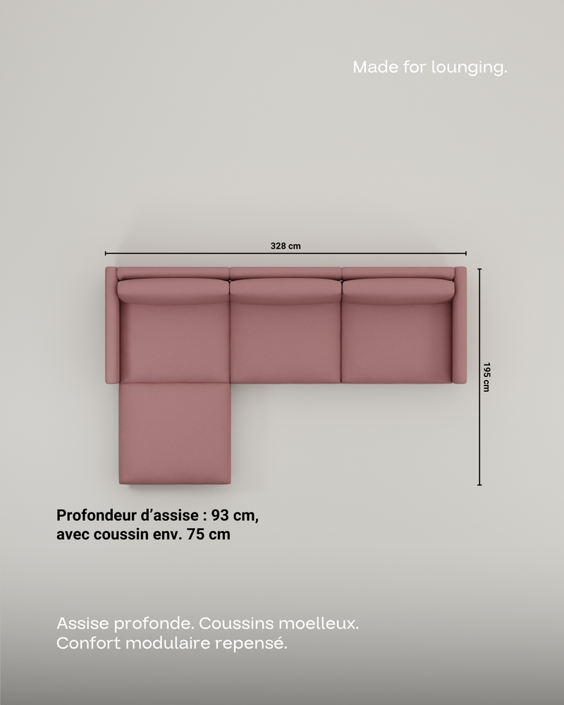 Canapé modulaire Aera d&