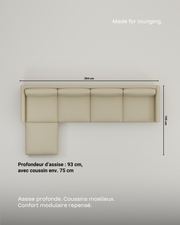Canapé modulaire Aera 5 places
