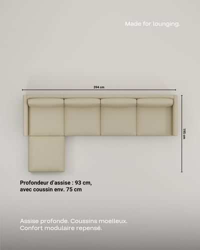 Canapé modulaire Aera 5 places