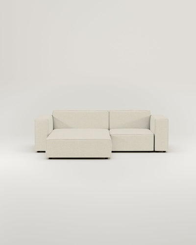 Revêtement en tissu - Canapé d'angle modulaire Harvey 3 places