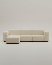 Revêtement en tissu - Canapé modulaire Harvey 4 places L