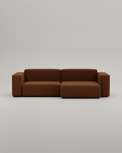 Canapé d'angle modulaire Harvey 4 places avec fonction couchage