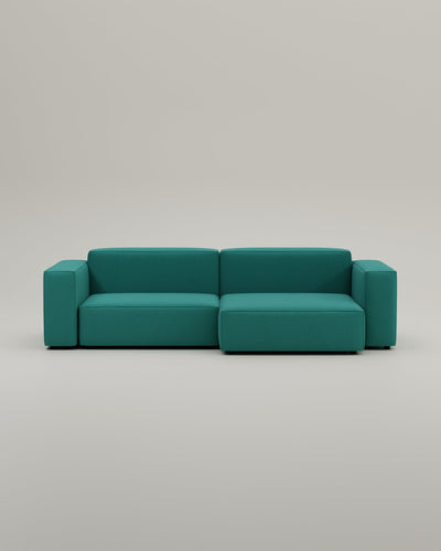 Canapé d'angle modulaire Harvey 4 places avec fonction couchage