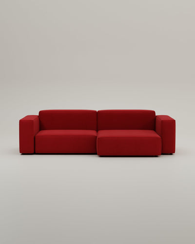 Canapé d'angle modulaire Harvey 4 places avec fonction couchage