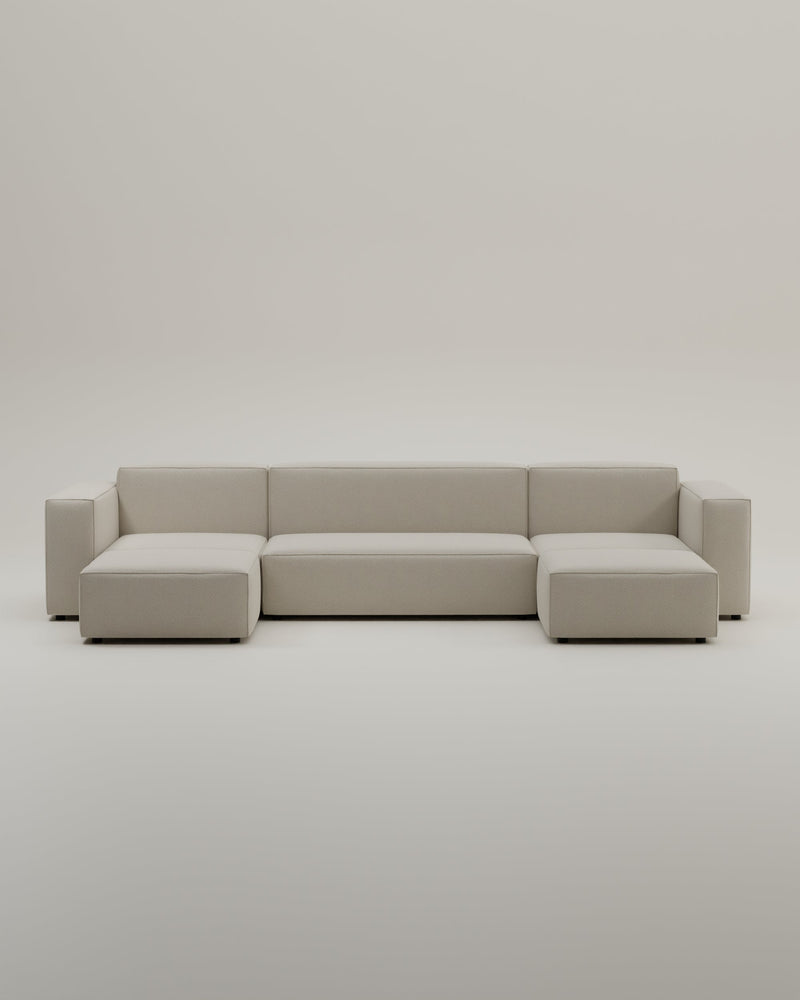 Canapé modulaire Harvey en forme de U / ensemble de salon avec fonction couchage