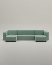 Canapé modulaire Harvey en forme de U / ensemble de salon avec fonction couchage