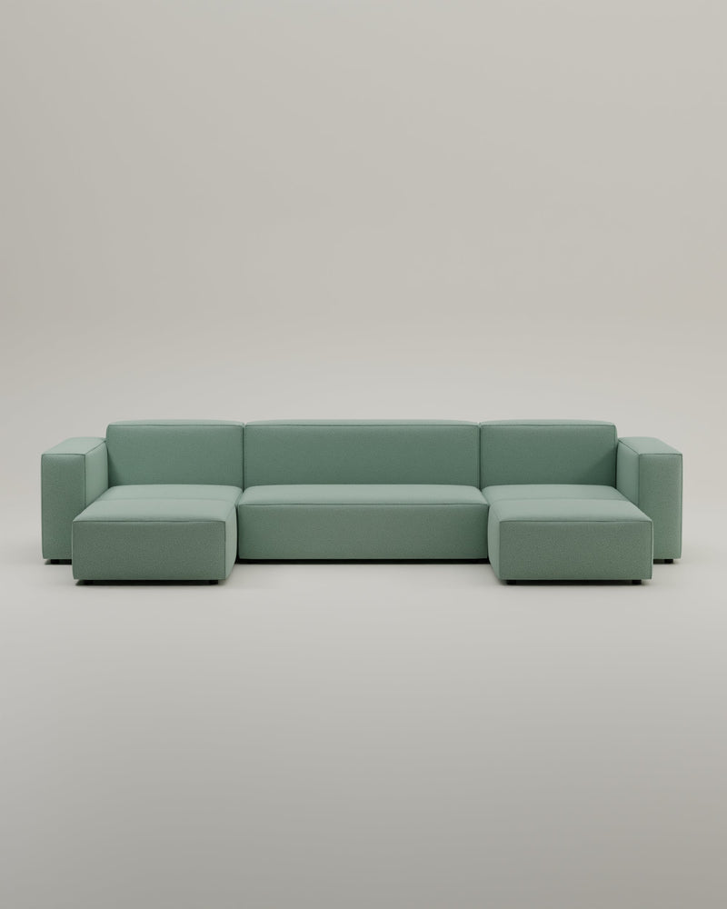 Canapé modulaire Harvey en forme de U / ensemble de salon avec fonction couchage