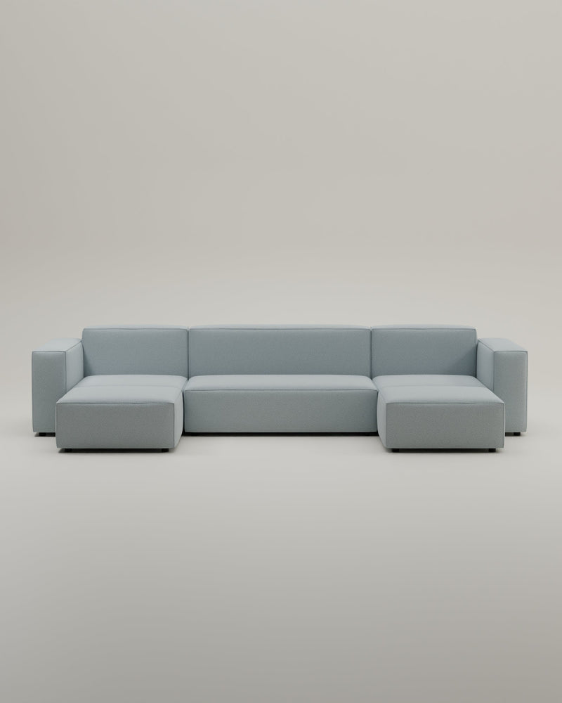 Canapé modulaire Harvey en forme de U / ensemble de salon avec fonction couchage