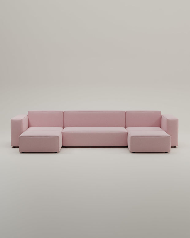 Revêtement en tissu - Canapé modulaire Harvey en U / Canapé d&