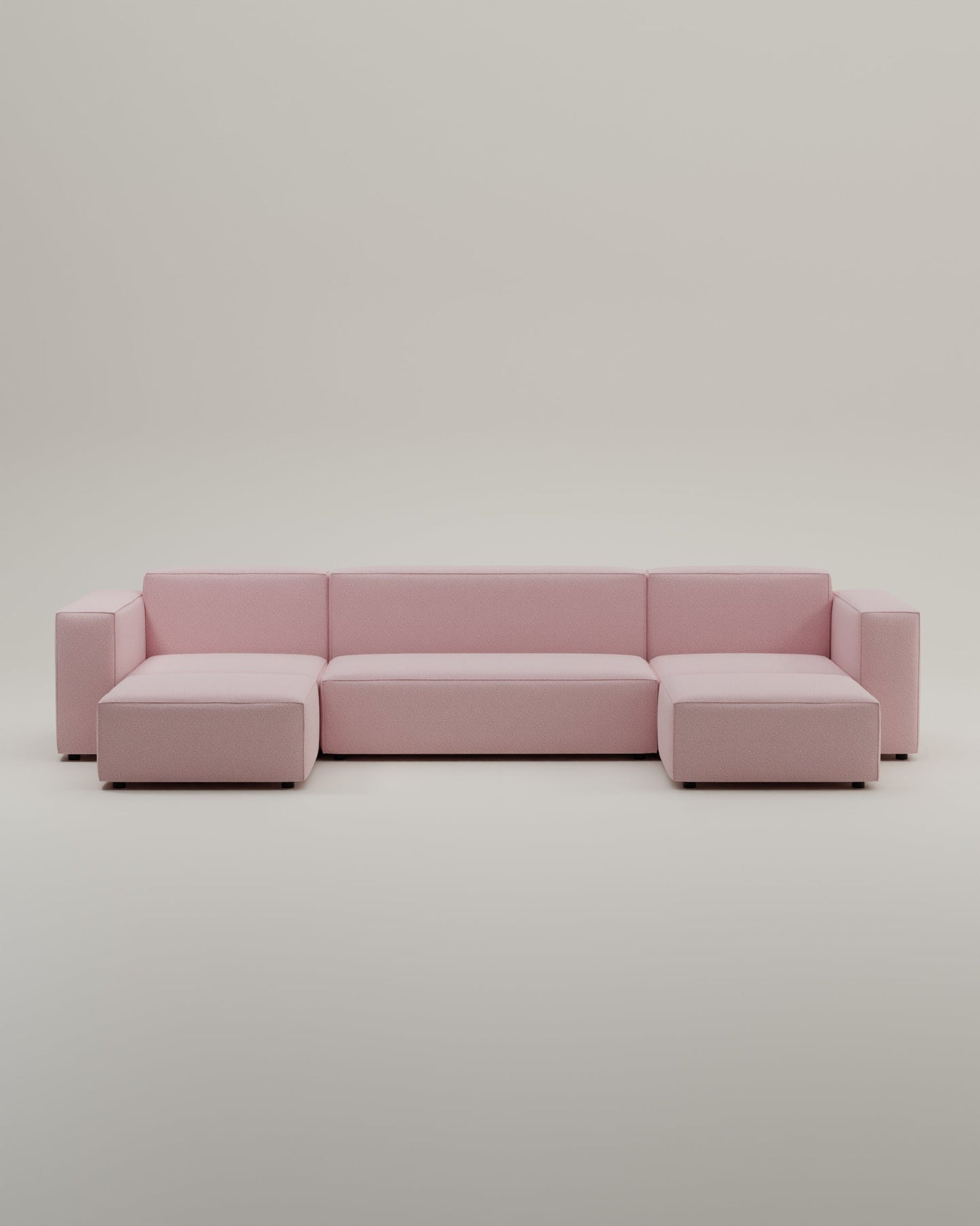 Canapé modulaire Harvey en forme de U / ensemble de salon avec fonction couchage