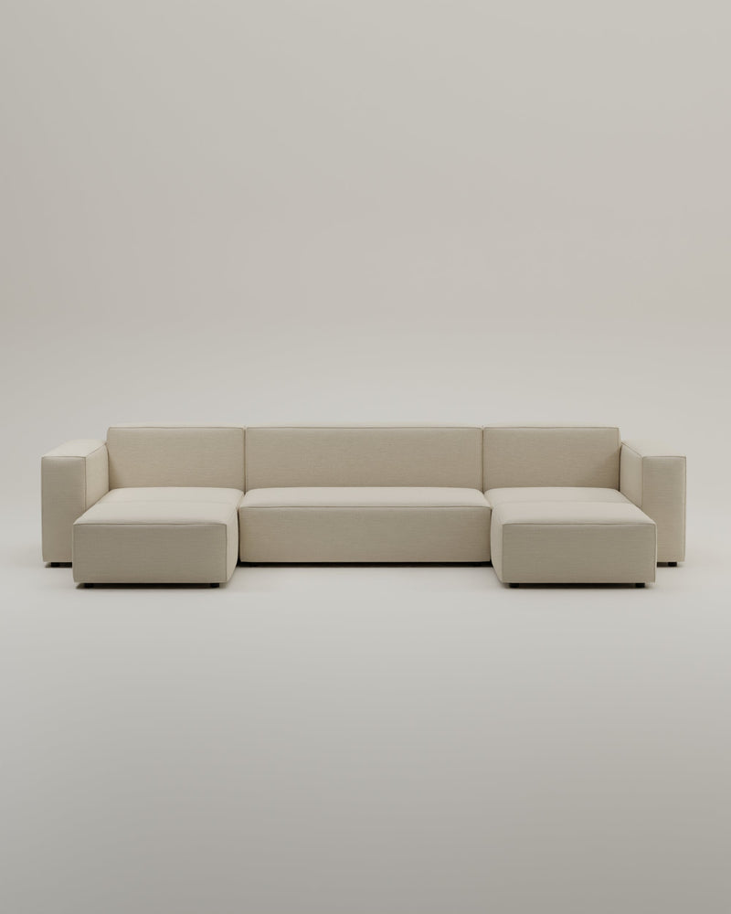 Canapé modulaire Harvey en forme de U / ensemble de salon avec fonction couchage