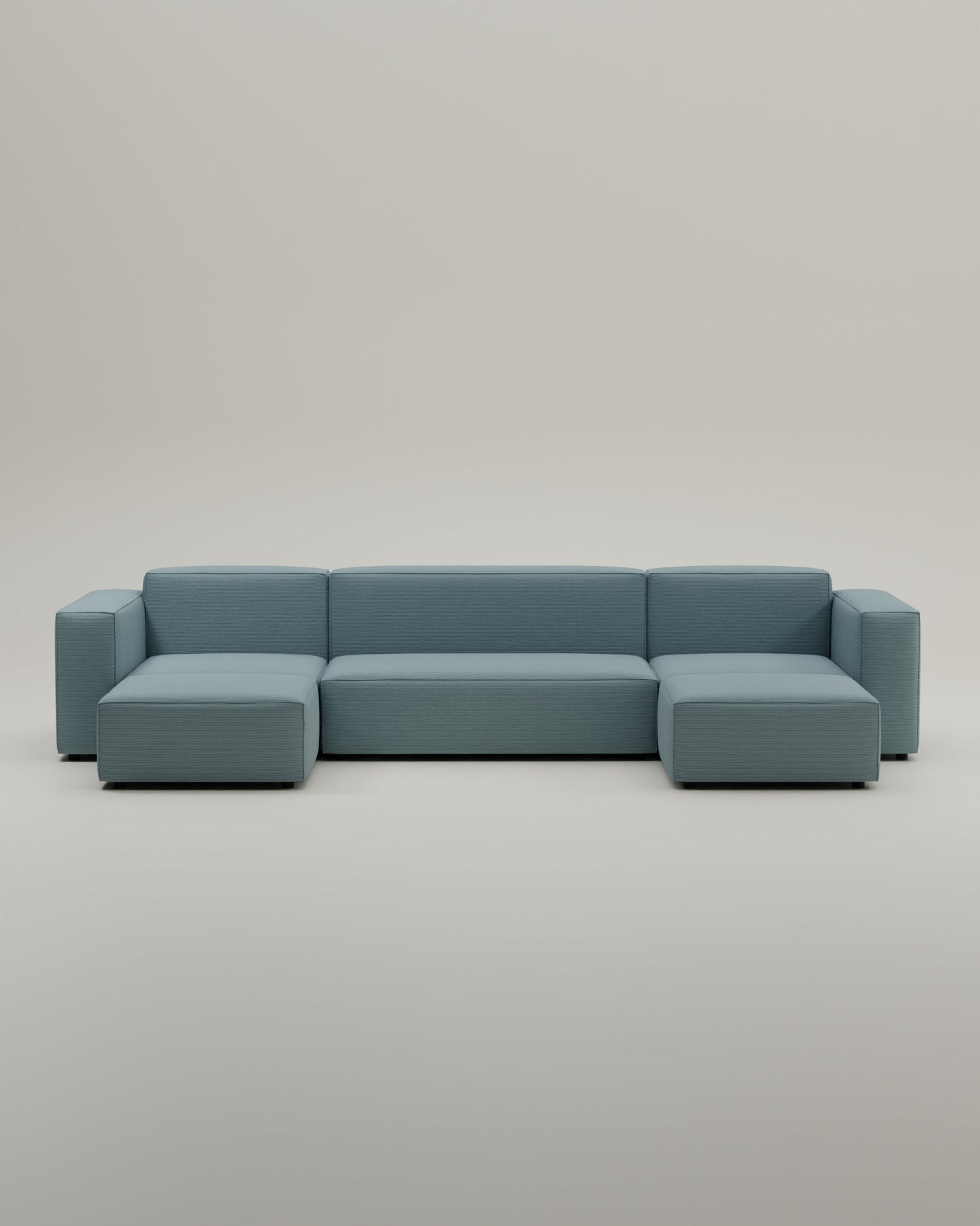 Canapé modulaire Harvey en forme de U / ensemble de salon avec fonction couchage