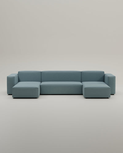 Canapé modulaire Harvey en forme de U / ensemble de salon avec fonction couchage
