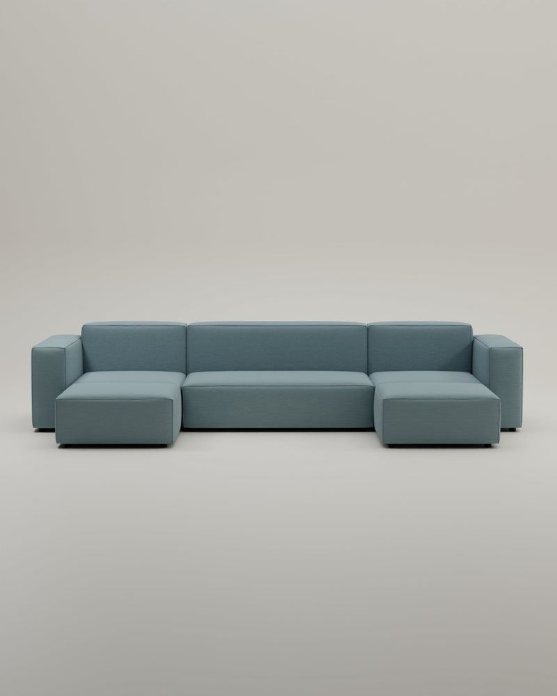Canapé modulaire Harvey en forme de U / ensemble de salon avec fonction couchage