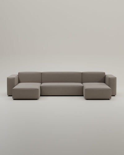 Canapé modulaire Harvey en forme de U / ensemble de salon avec fonction couchage