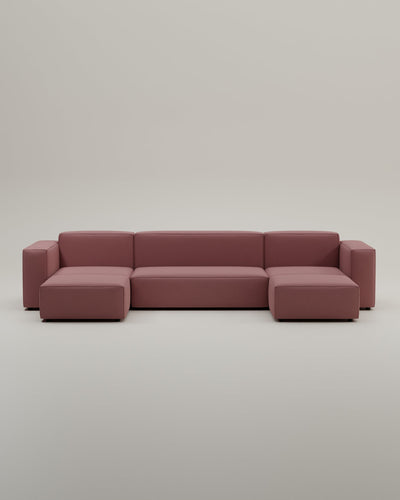 Canapé modulaire Harvey en forme de U / ensemble de salon avec fonction couchage