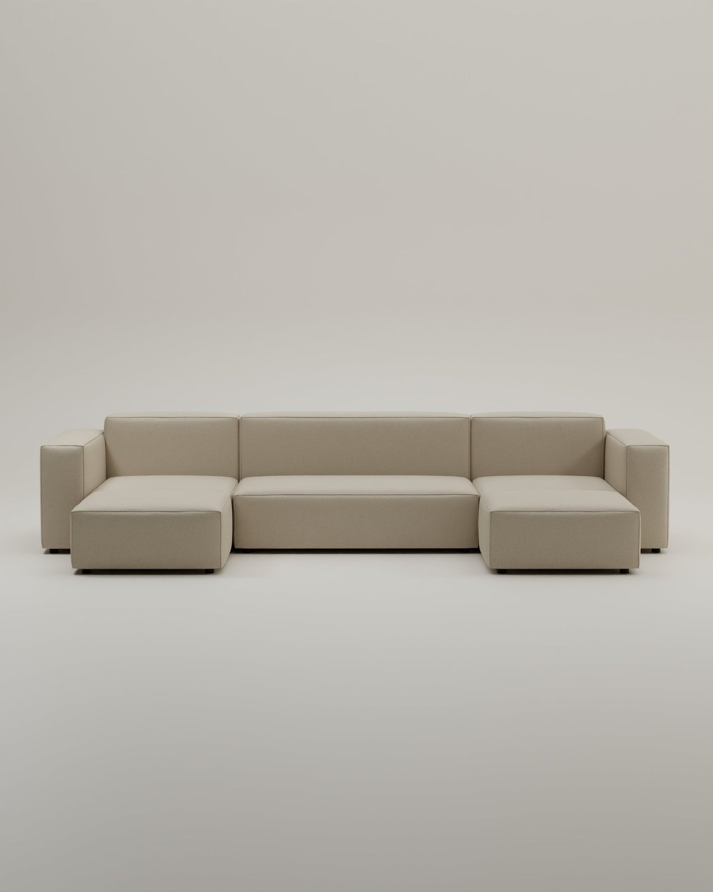 Canapé modulaire Harvey en forme de U / ensemble de salon avec fonction couchage