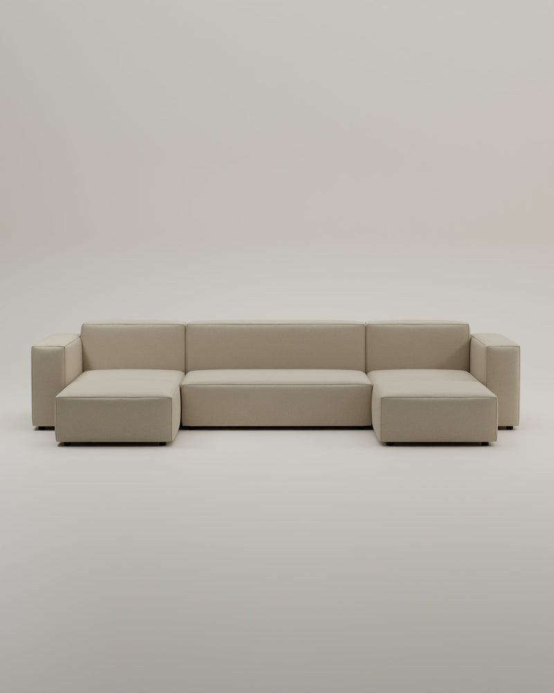 Canapé modulaire Harvey en forme de U / ensemble de salon avec fonction couchage