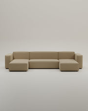 Canapé modulaire Harvey en forme de U / ensemble de salon avec fonction couchage