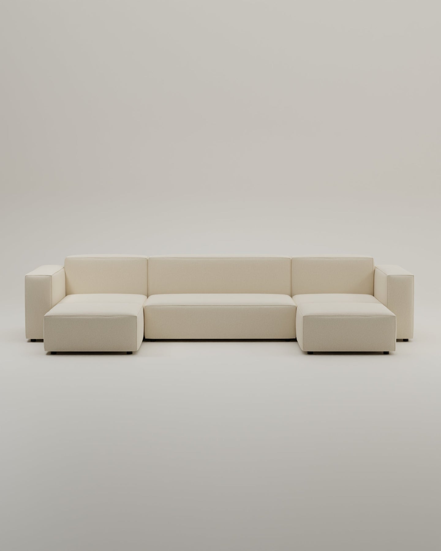 Canapé modulaire Harvey en forme de U / ensemble de salon avec fonction couchage