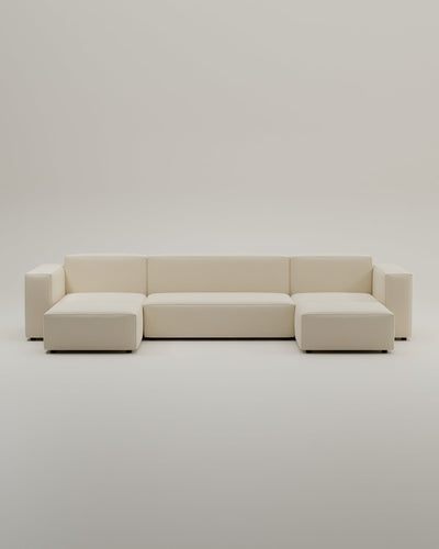 Canapé modulaire Harvey en forme de U / ensemble de salon avec fonction couchage