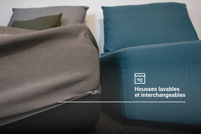 Canapé modulable Katrina avec fonction sommeil