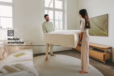 Canapé modulaire Harvey Canapé d'angle XL avec fonction couchage