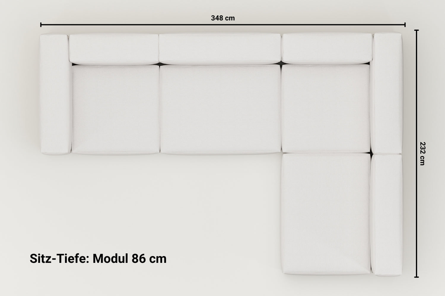 Canapé modulaire Harvey Canapé d&